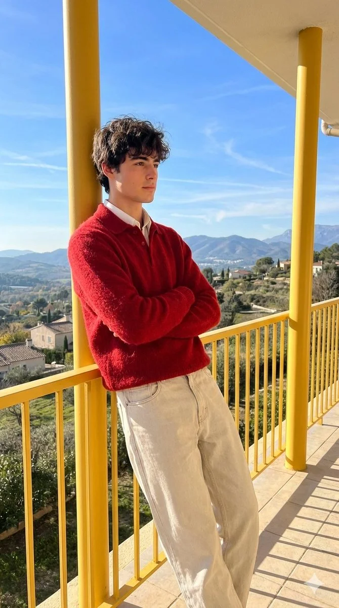 Balcony Vibes: A Stylish Snapshot