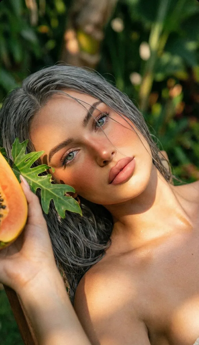 Banana Bliss: A Portrait of Ethereal Elegance