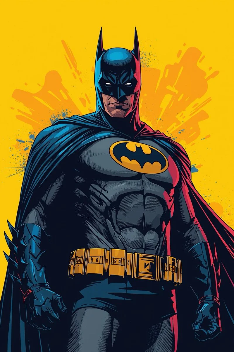 Batman in Ink: A Bold, Cel-Shaded Masterpiece