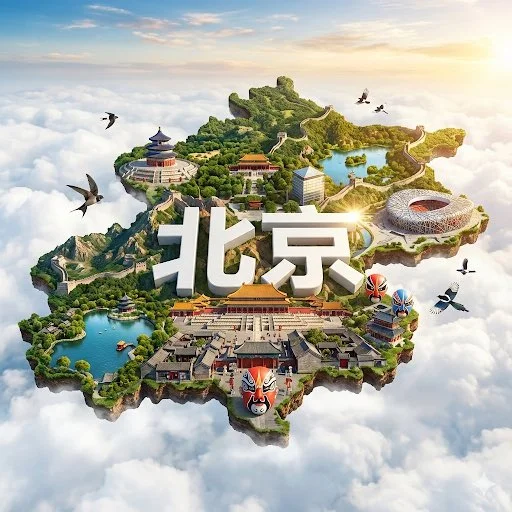Beijing in the Clouds: A Dreamlike Digital Oasis
