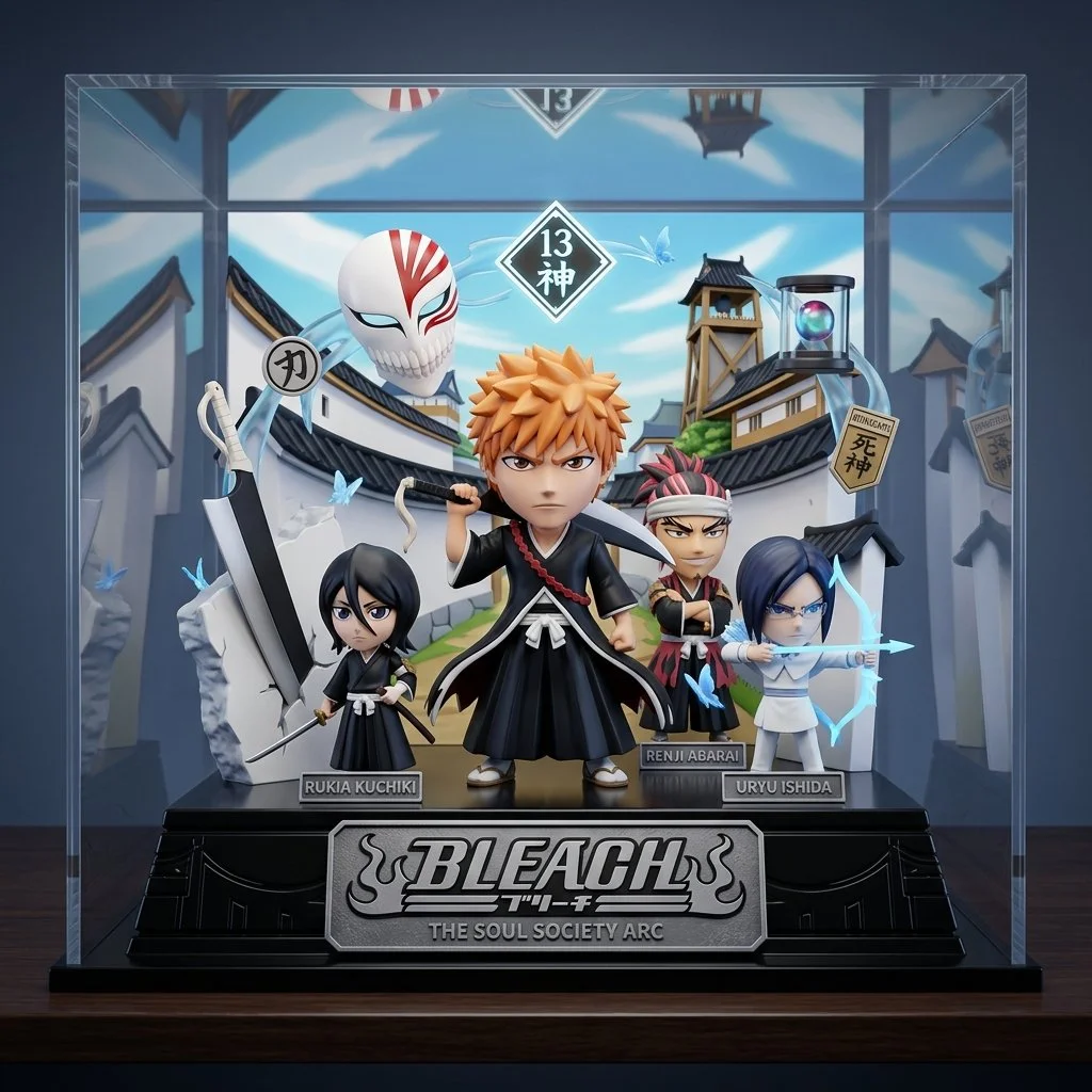 Bleach Collectible Diorama: Ichigo and Friends in Soul Society