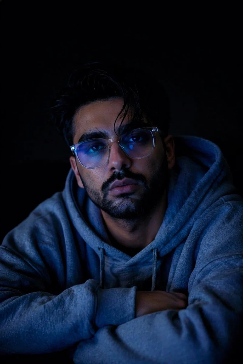 Blue-Hued Solitude: The Quiet of the Night