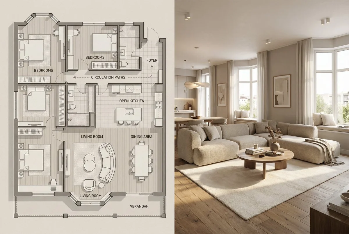 Blueprint to Bliss: A Dual Perspective of Home Design