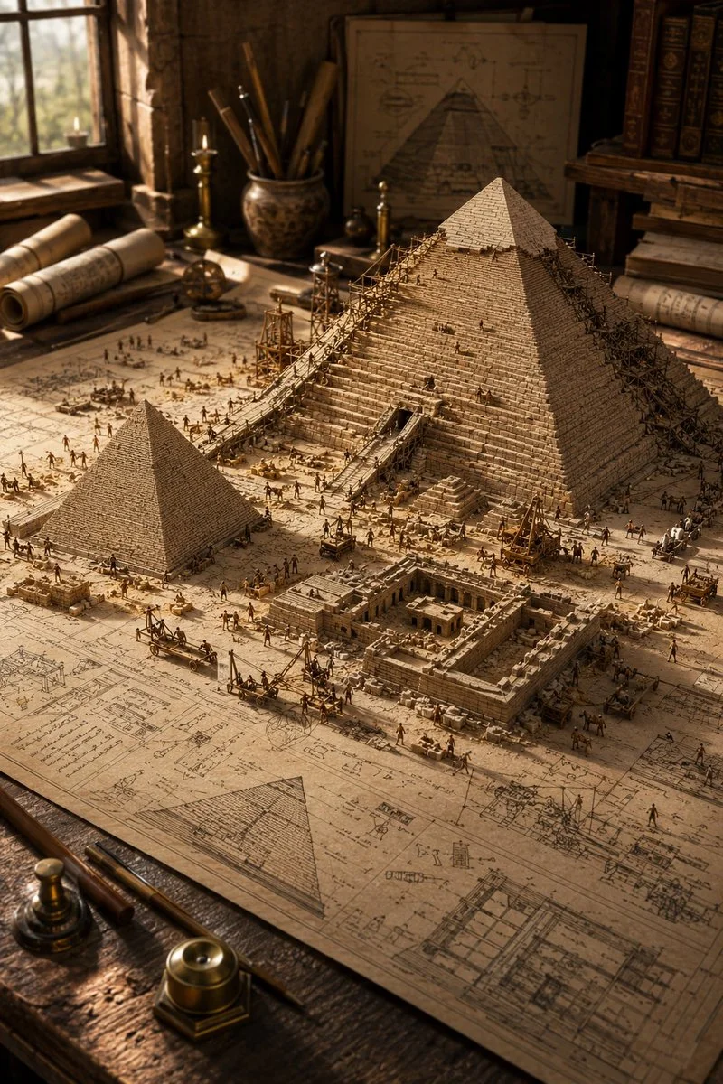 Blueprints of Time: Crafting an Ancient Civilization