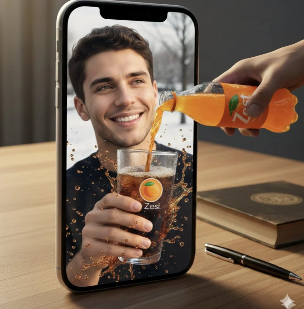 Blurring Reality with Zest: A Surreal Smartphone Ad