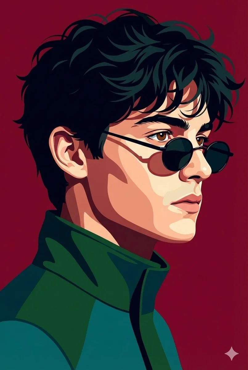 Bold and Vectorized: A Portrait of Style