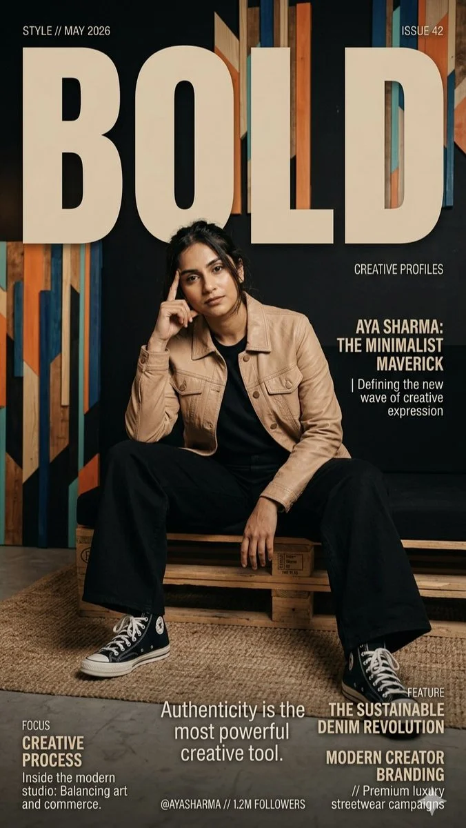 BOLD: Aya Sharma Redefines Minimalist Fashion