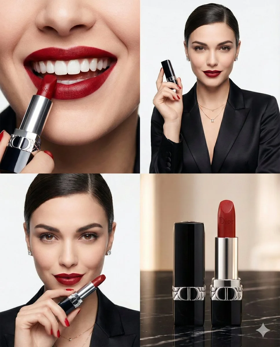 Bold Beauty: A Glamorous Lipstick Showcase