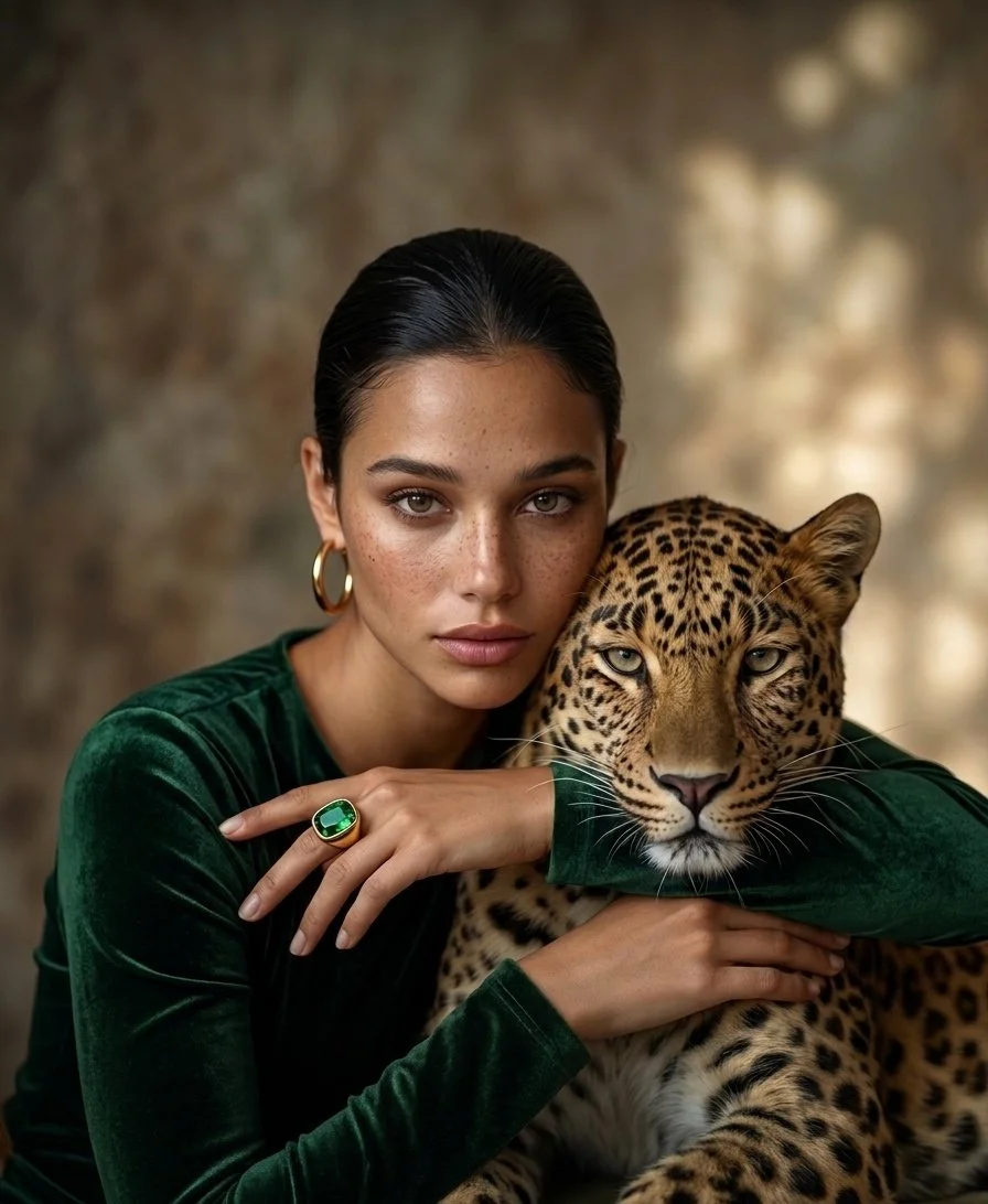 Bold Contrast of Strength and Grace