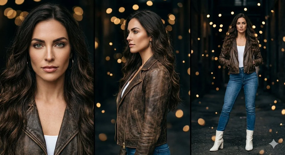 Bold Elegance in a Dark Alleyway