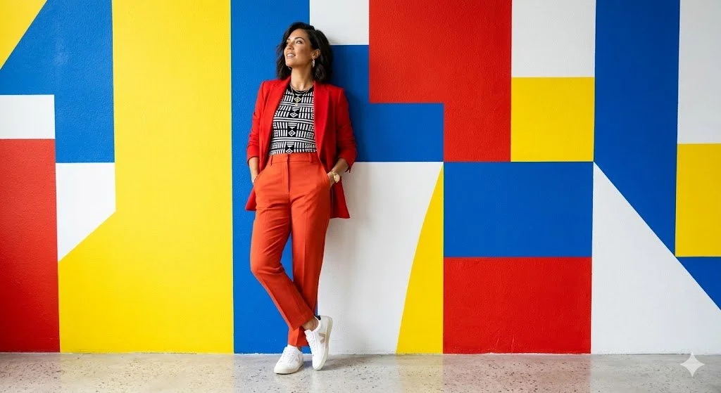 Bold Red Elegance: Fashion in Modern Art