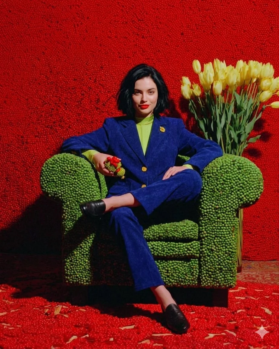 Bold Saturation: Cinematic Editorial in Primary Colors