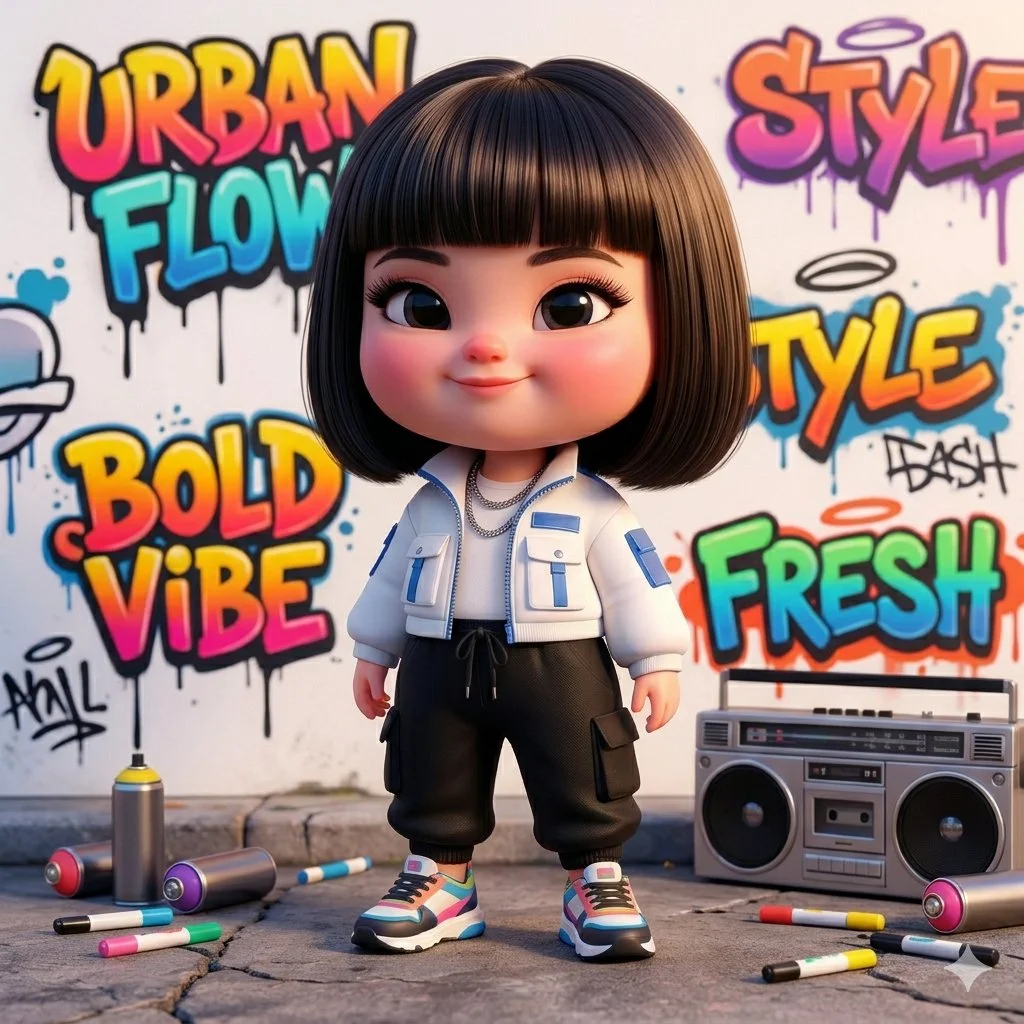 Bold Vibe on Concrete Streets