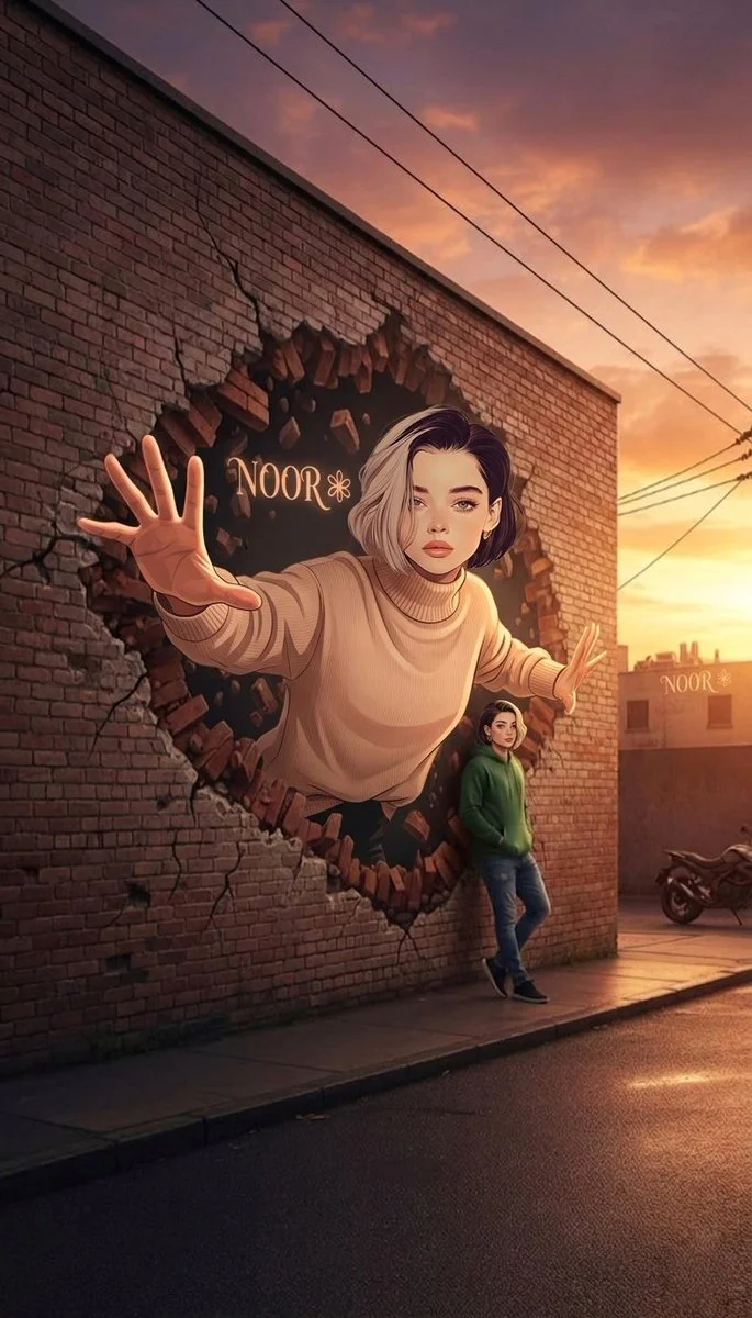 Breaking Barriers: A Bold Statement in Urban 3D Art