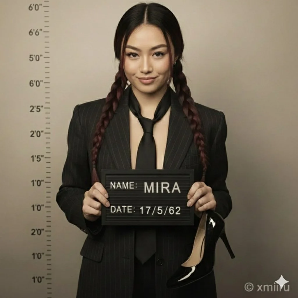 Breaking Boundaries: The Bold Mugshot of Mira