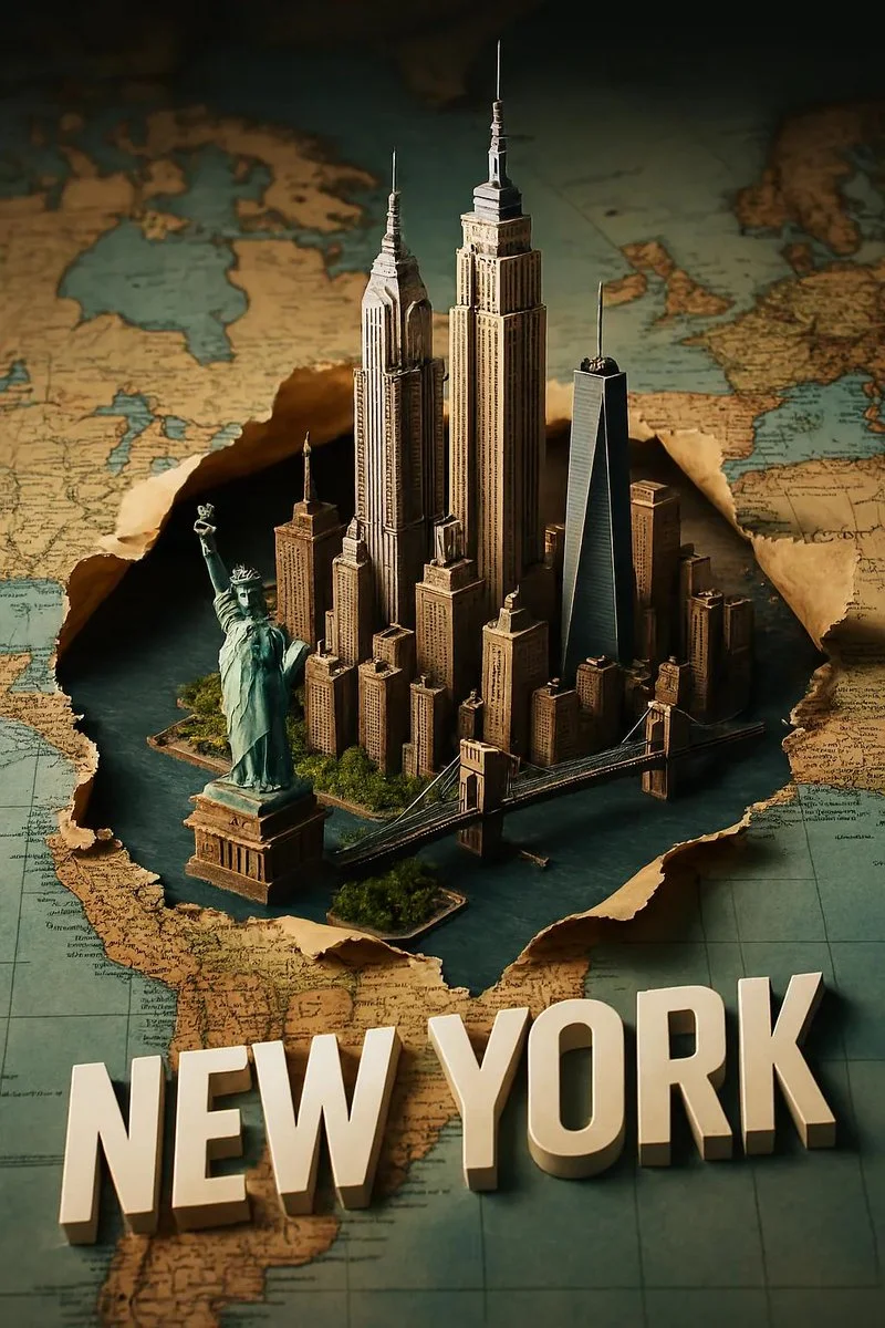 Breathtaking 3D Cityscapes: Landmarks Pop from the Map!