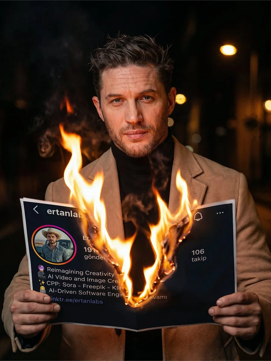 Burning Identity: A Portrait of Confidence