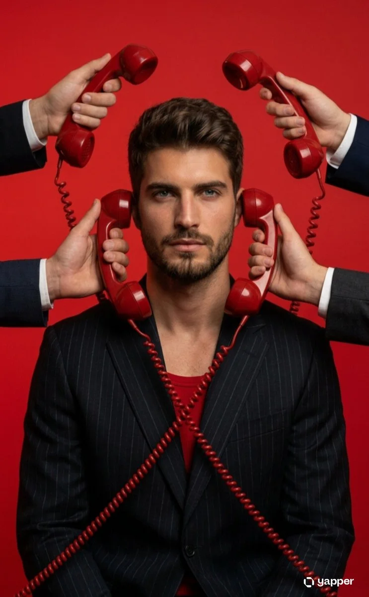 Calm Amidst the Noise: A Portrait of Composed Control in Chaos