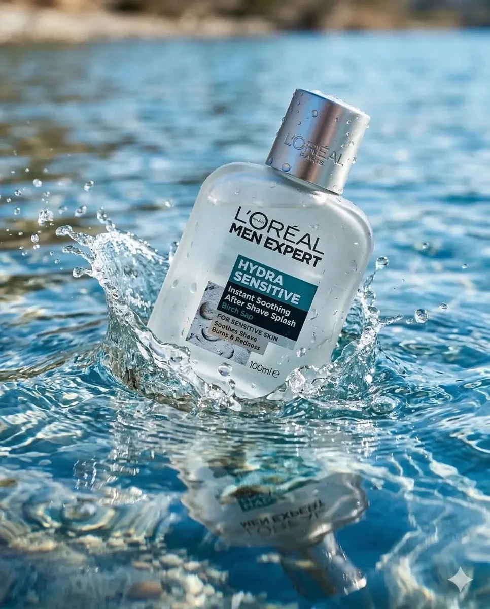 Calm Meets Clarity: Aftershave in Motion