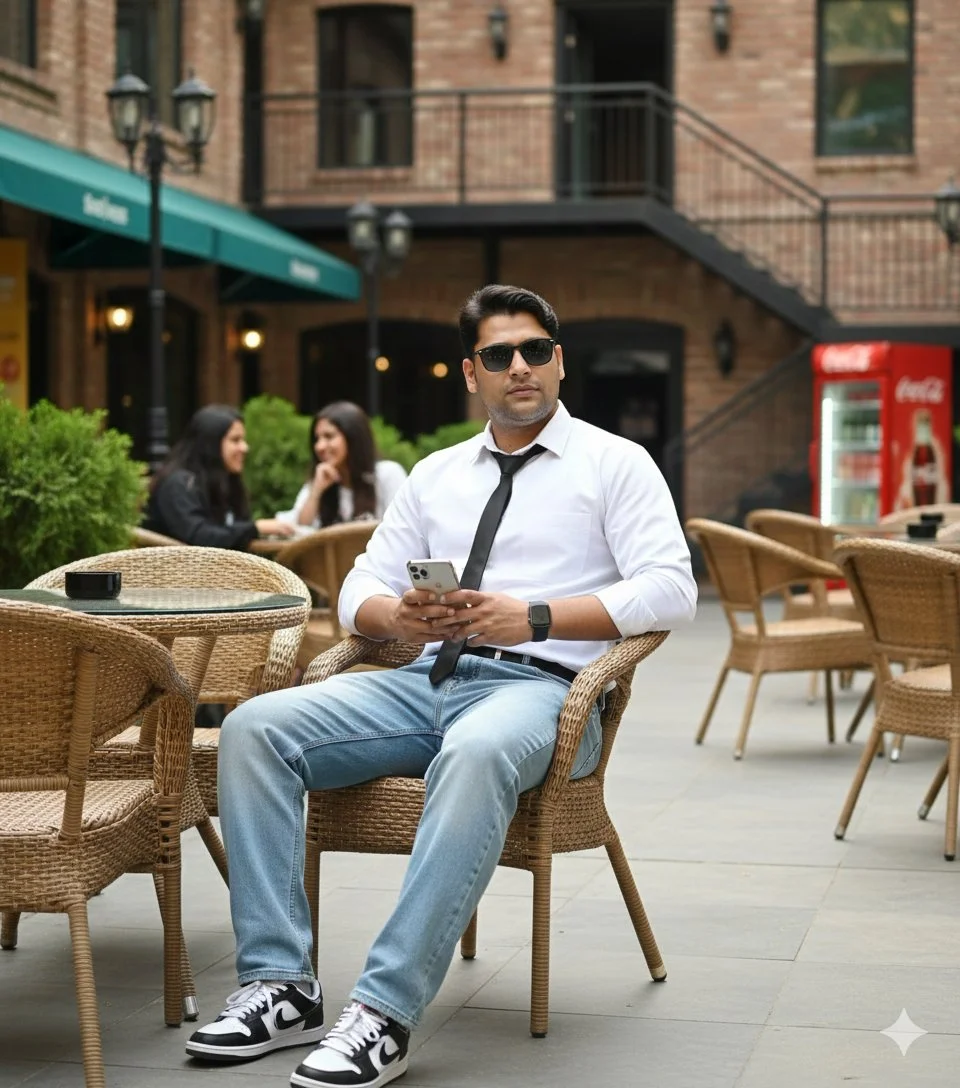 Candid Charm in an Urban Oasis