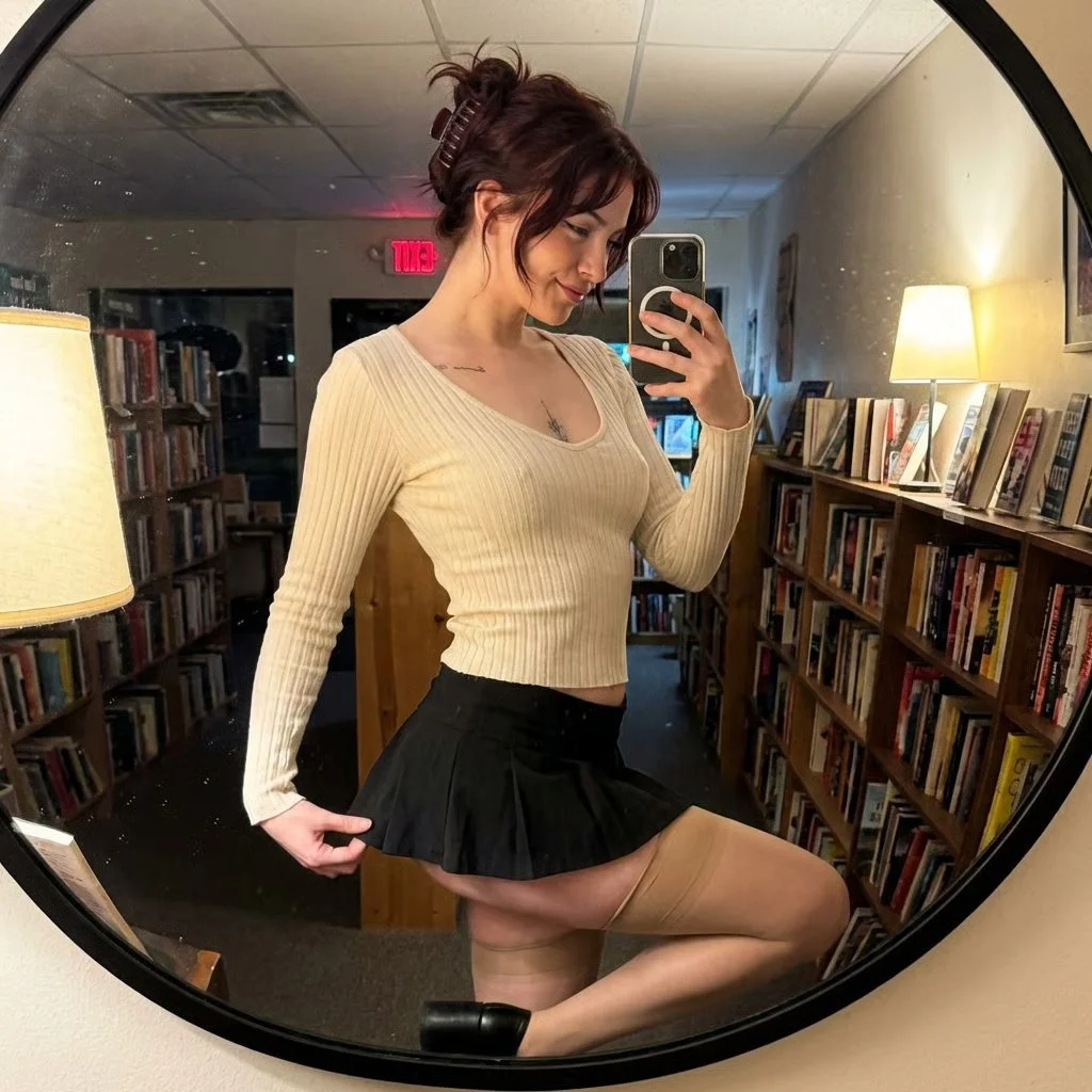 Candid Curves in a Cozy Corner