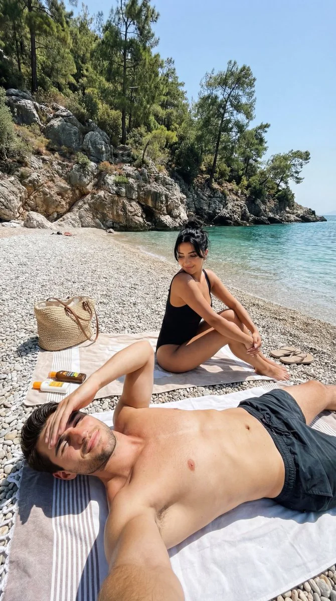 Candid Romance in Akyaka: Sunlit Serenity