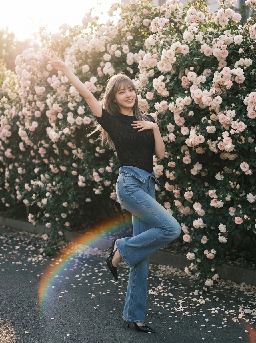 Candid Spring Romance: A Floral Dreamscape