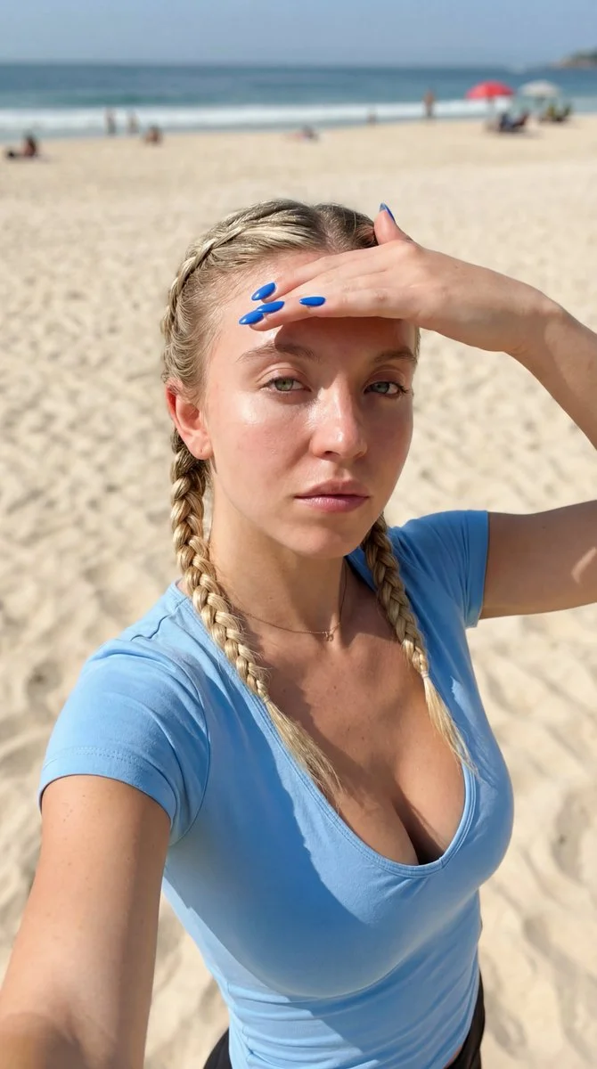 Capturing a Moment at the Beach