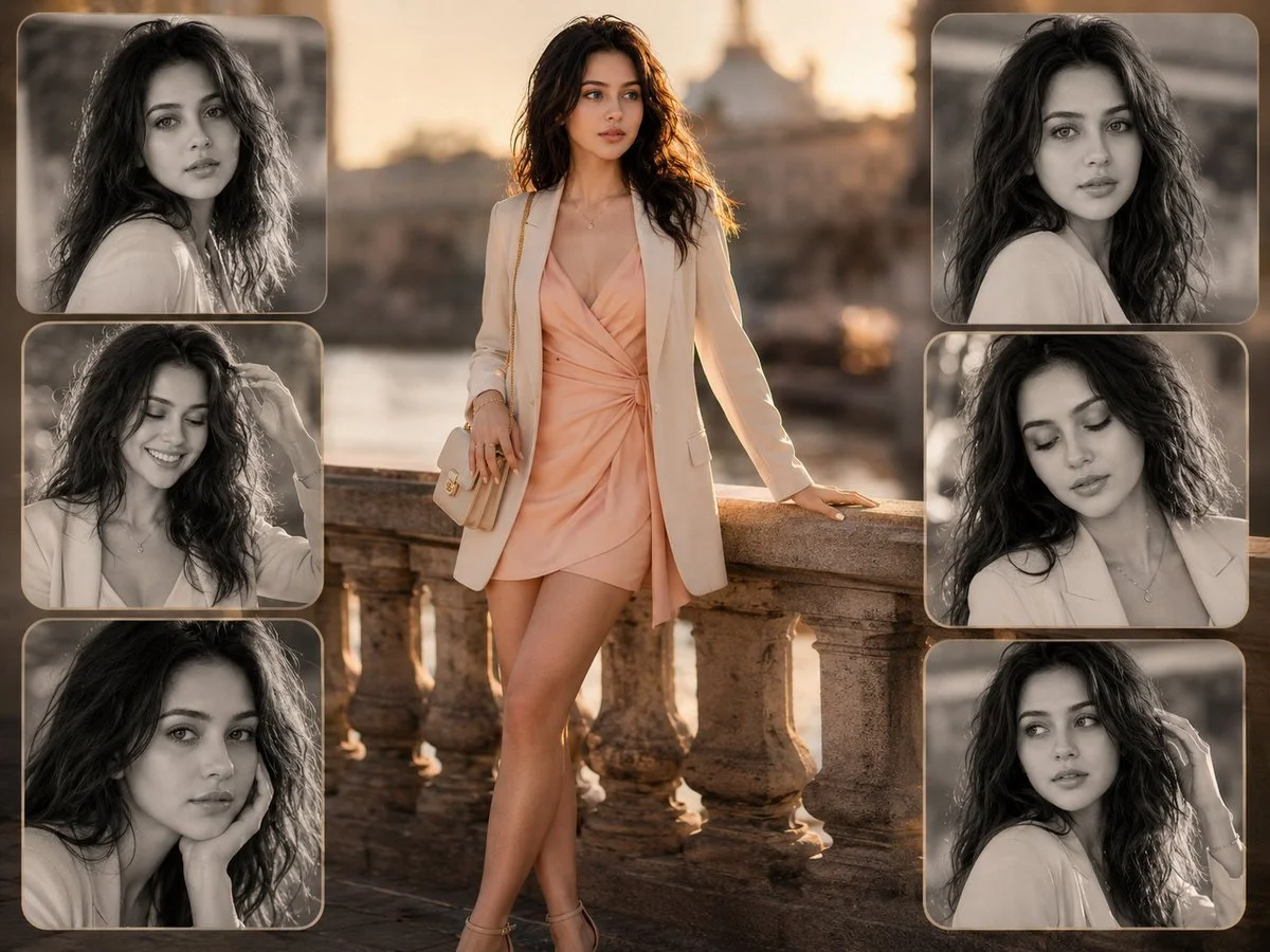 Capturing Calm: A Cinematic Fashion Portrait