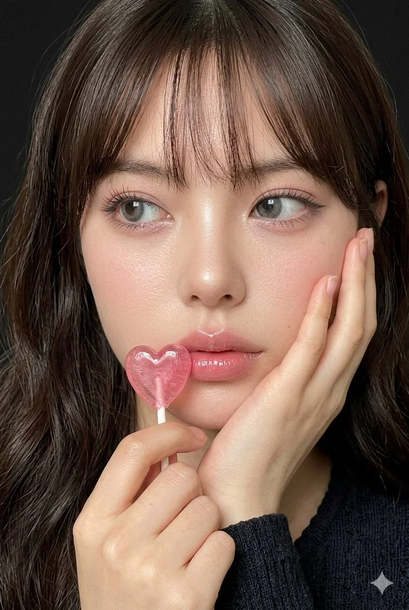 Capturing Soft Glamour: Lollipop Beauty Shot