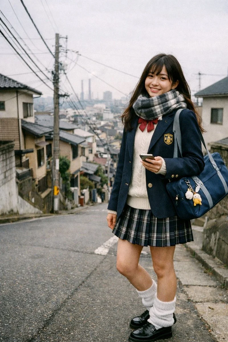 Capturing Urban Whimsy: A Glimpse of Japanese Youth