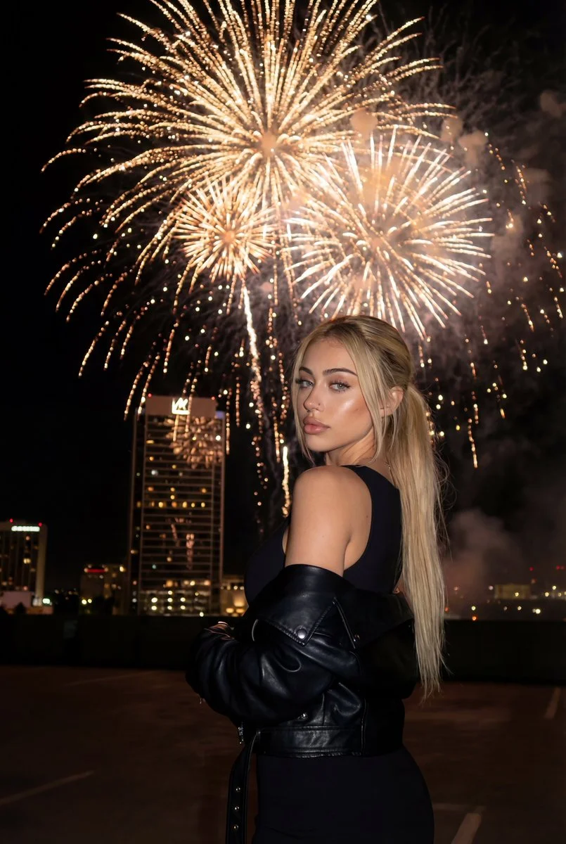 Celebration in the City: A New Year's Night