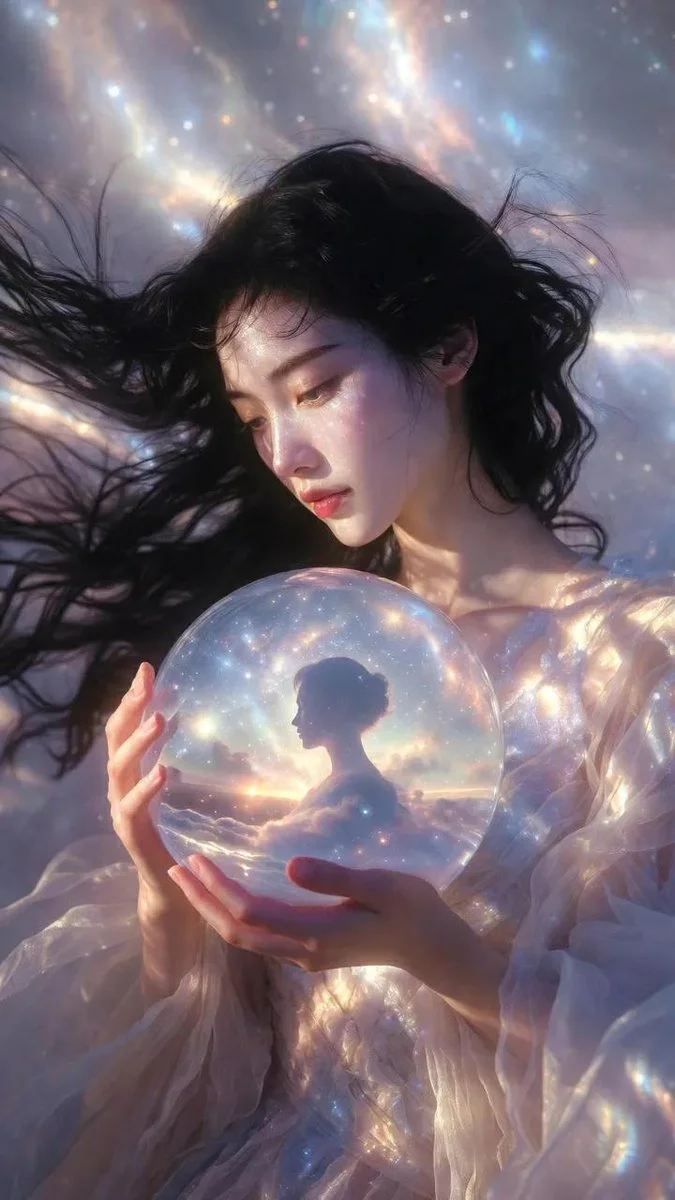 Celestial Elegance in Ethereal Fashion