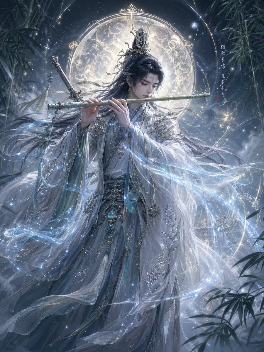 Celestial Harmony: The Eastern Fantasy Warrior