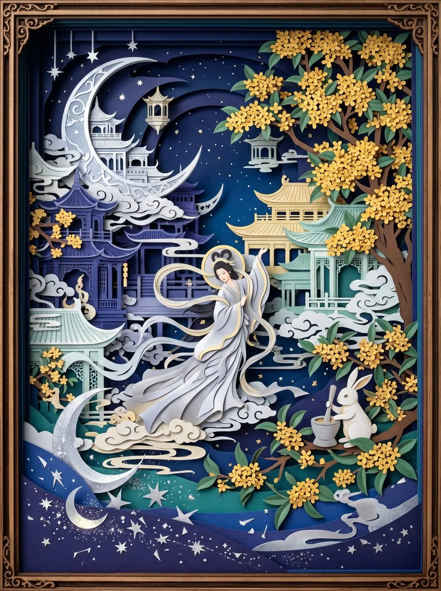 Celestial Layers: A Journey Through Eastern Mythology