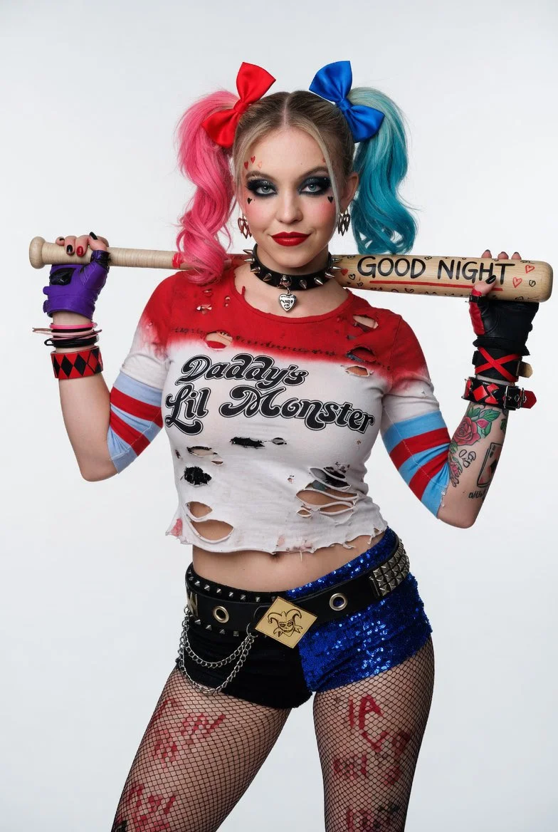 Chaos and Charisma: Harley Quinn at Her Most Playful