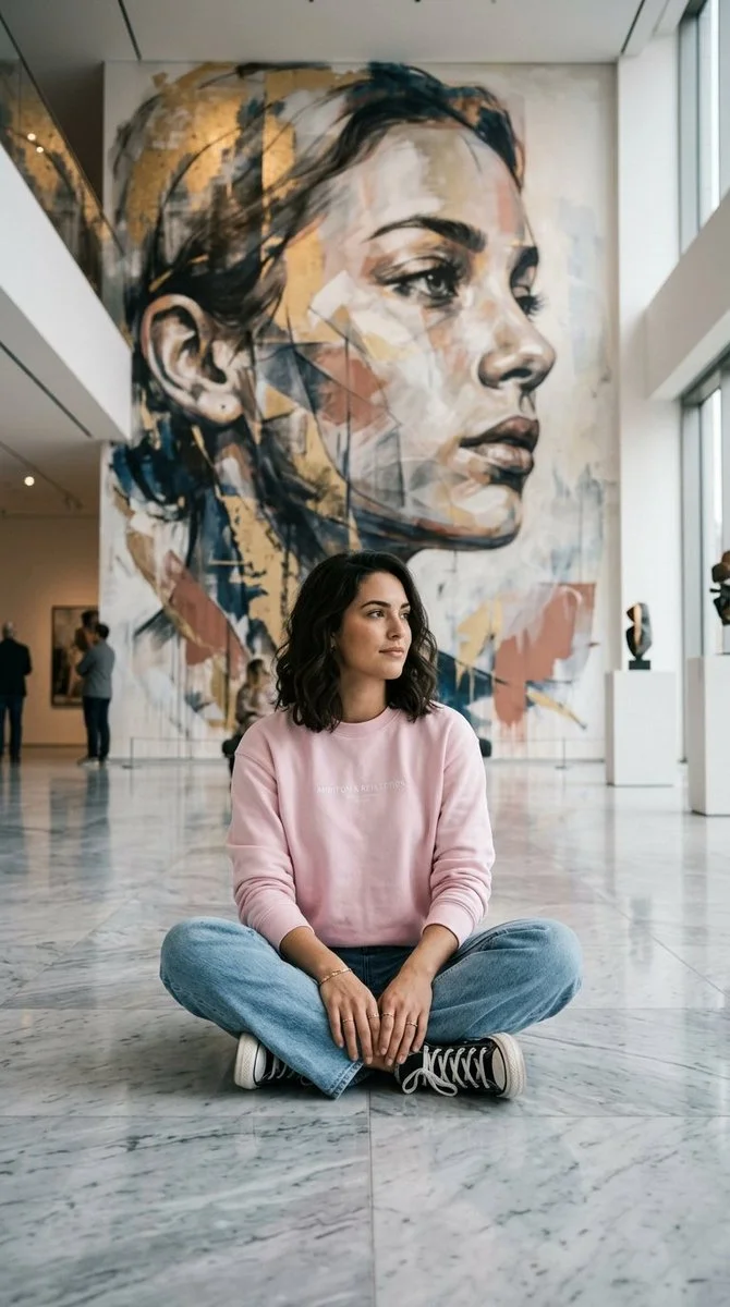 Charisma in Shadows: A Portrait of Strength