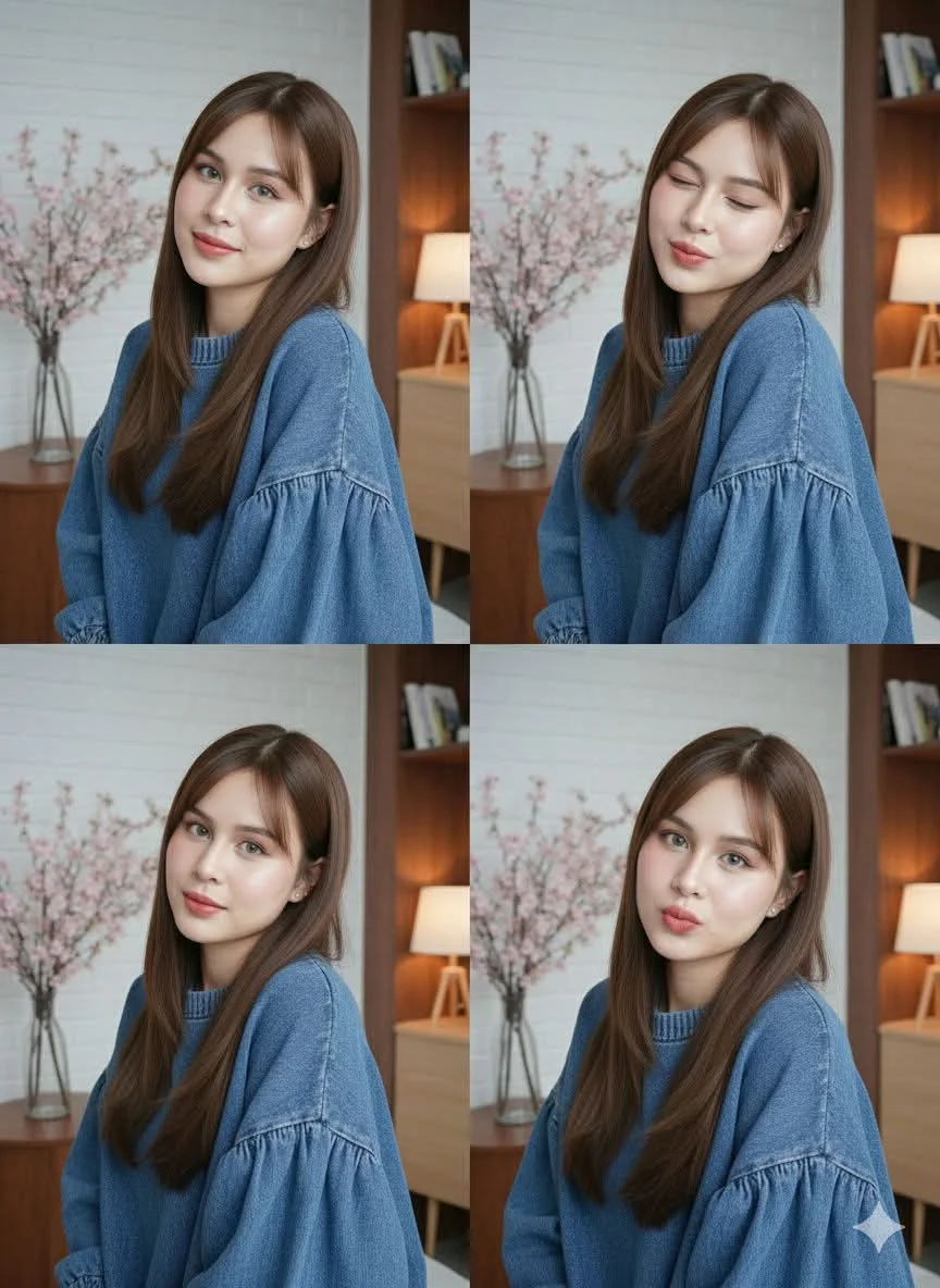 Charming Collage: A Modern Woman's Essence