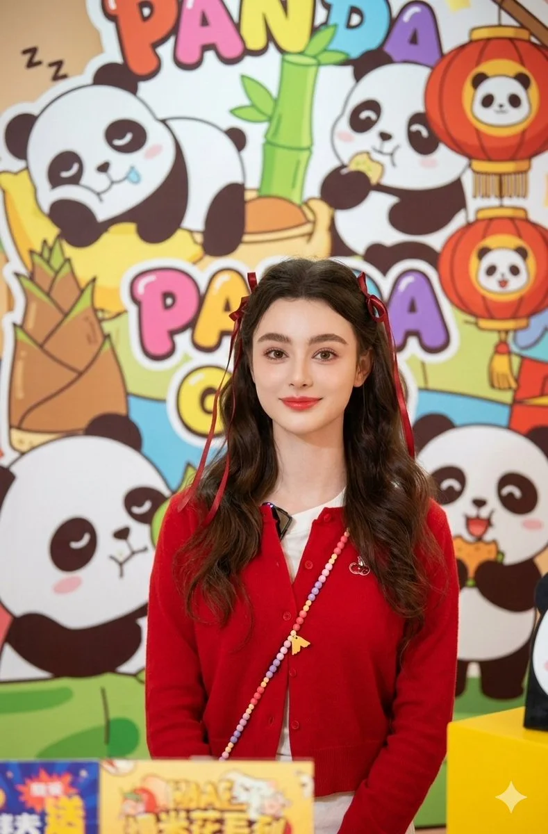 Cherry-Kissed Charm in Cozy Red