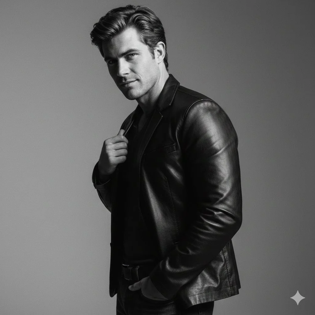 Chiaroscuro Elegance: A Portrait in Black and White