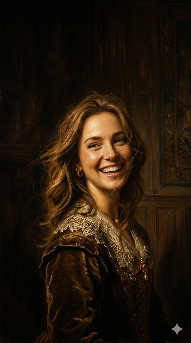 Chiaroscuro Joy in Dutch Elegance