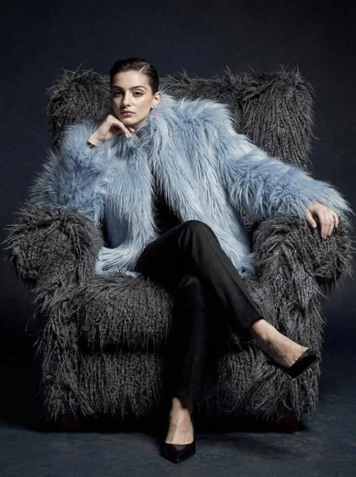 Chic Elegance: A Fashionista's Portrait