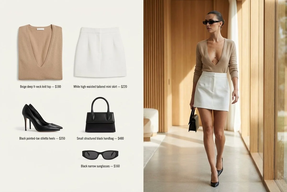 Chic Minimalism: A Dual Fashion Narrative