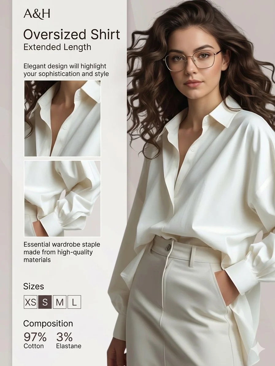 Chic Minimalism: Fashion Infographic for A&H