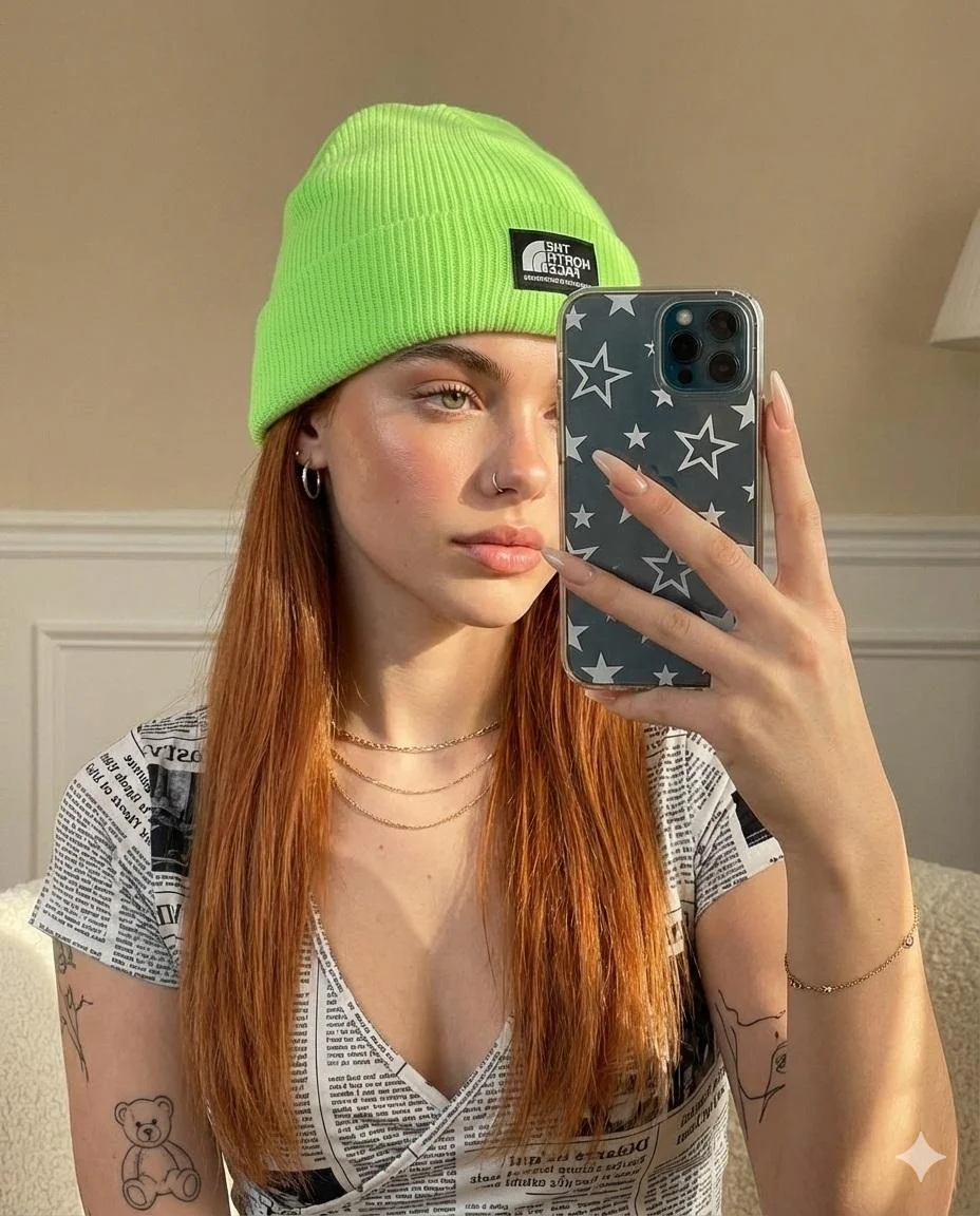 Chic Reflections: A Cozy Mirror Moment