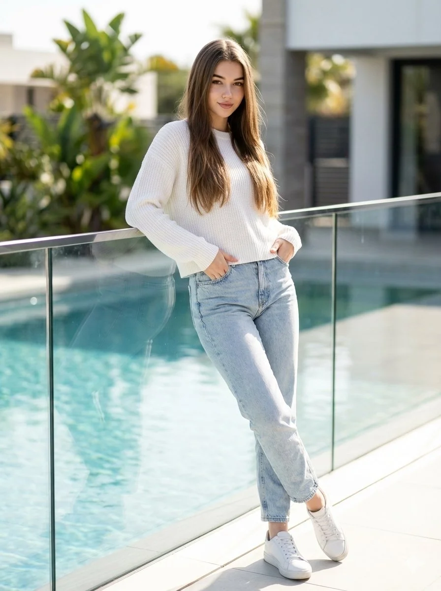 Chic Serenity by the Poolside