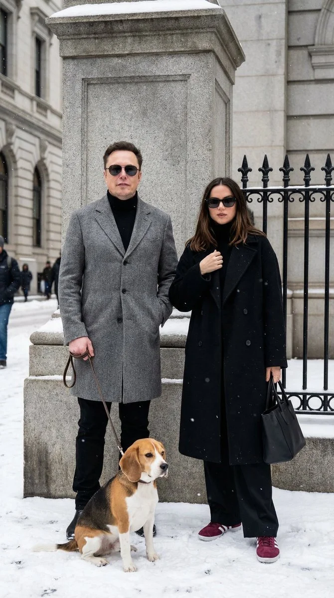 Chic Winter Elegance on Urban Streets