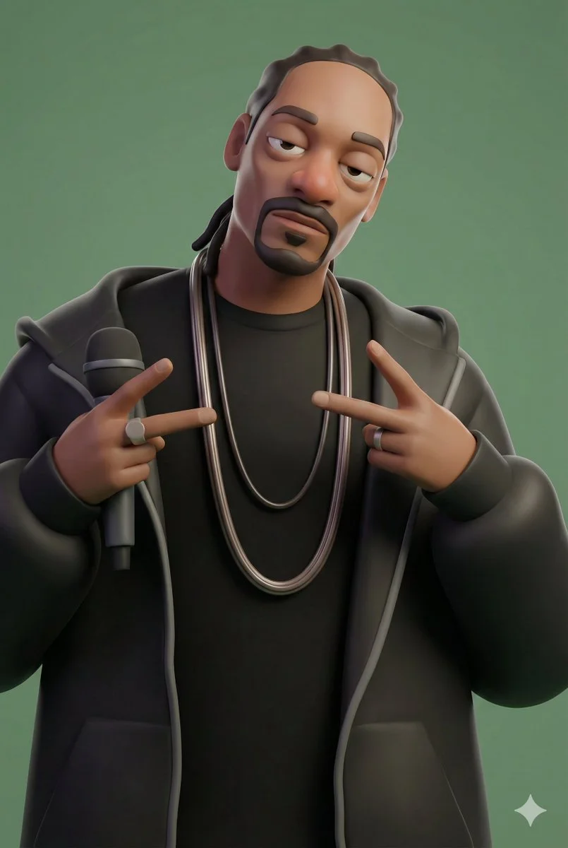 Chill Vibes: A Minimalist 3D Character