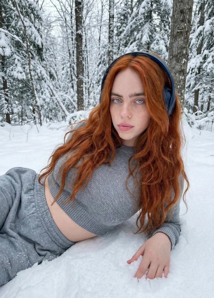 Chilled Serenity: A Winter Portrait