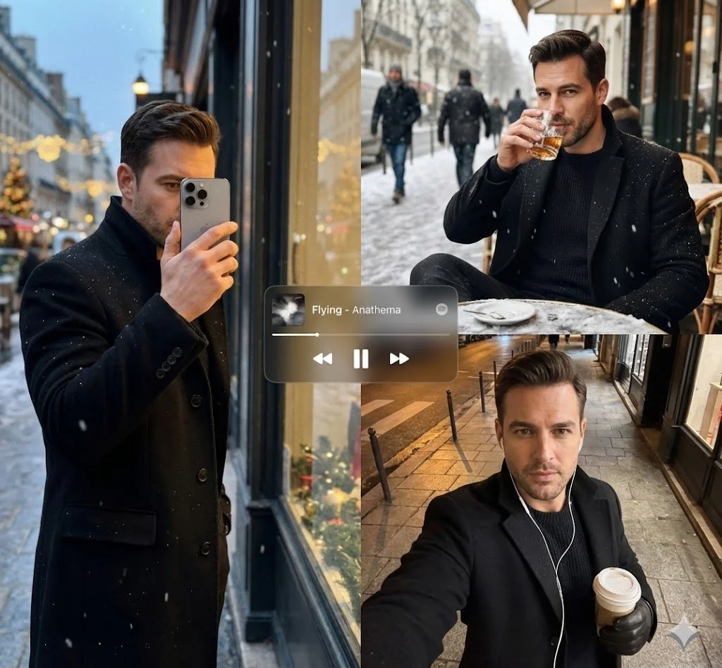 Chilly Elegance: A Winter's Night in the City